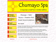 Tablet Screenshot of chumayo.com